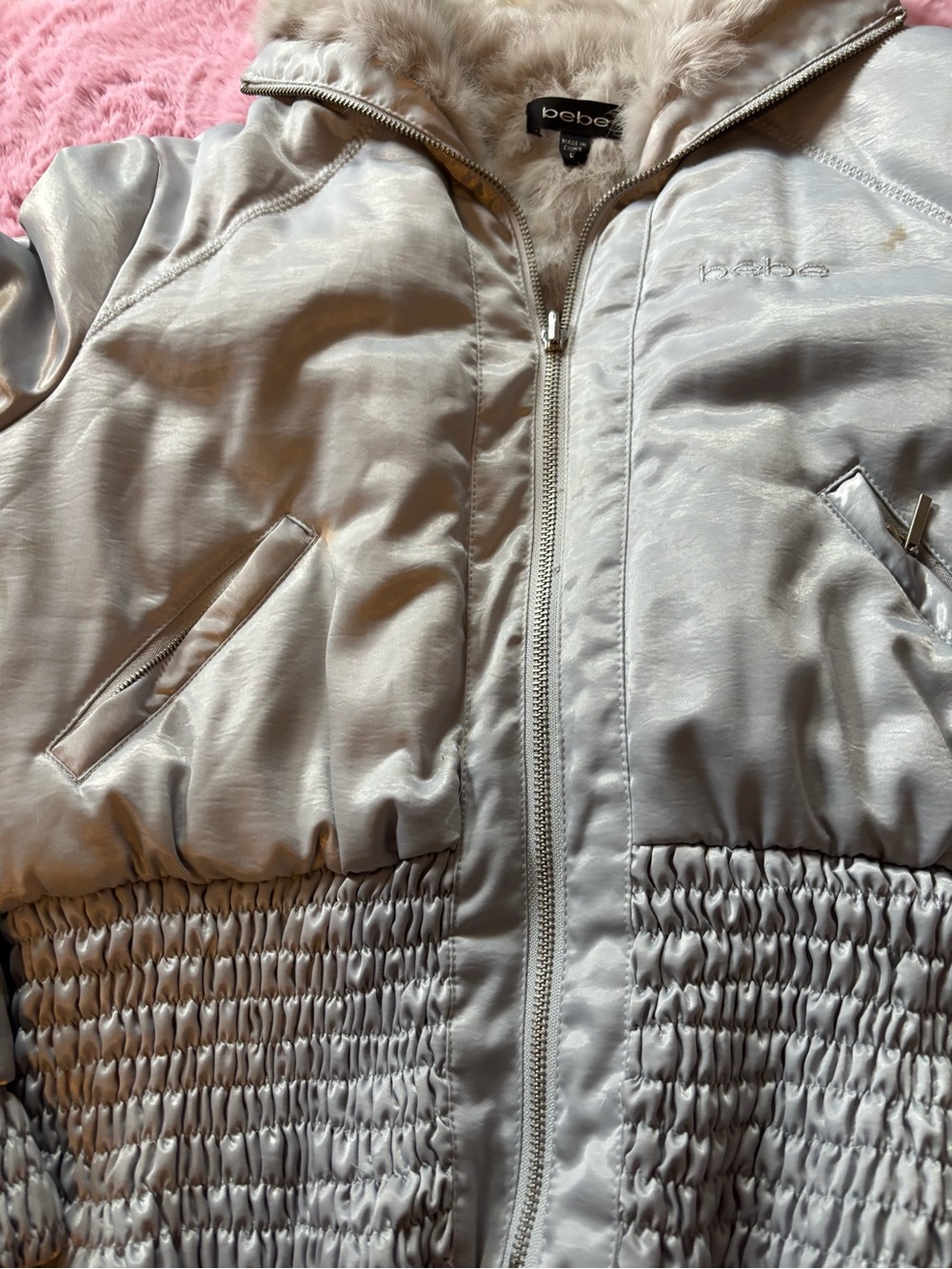 Vintage rabbit fur Bebe jacket - Picture 3 of 8